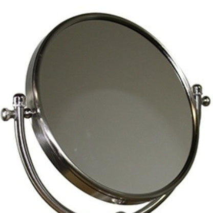 HomeRoots Vintage Rotating Chrome 5X Magnification Vanity Mirror