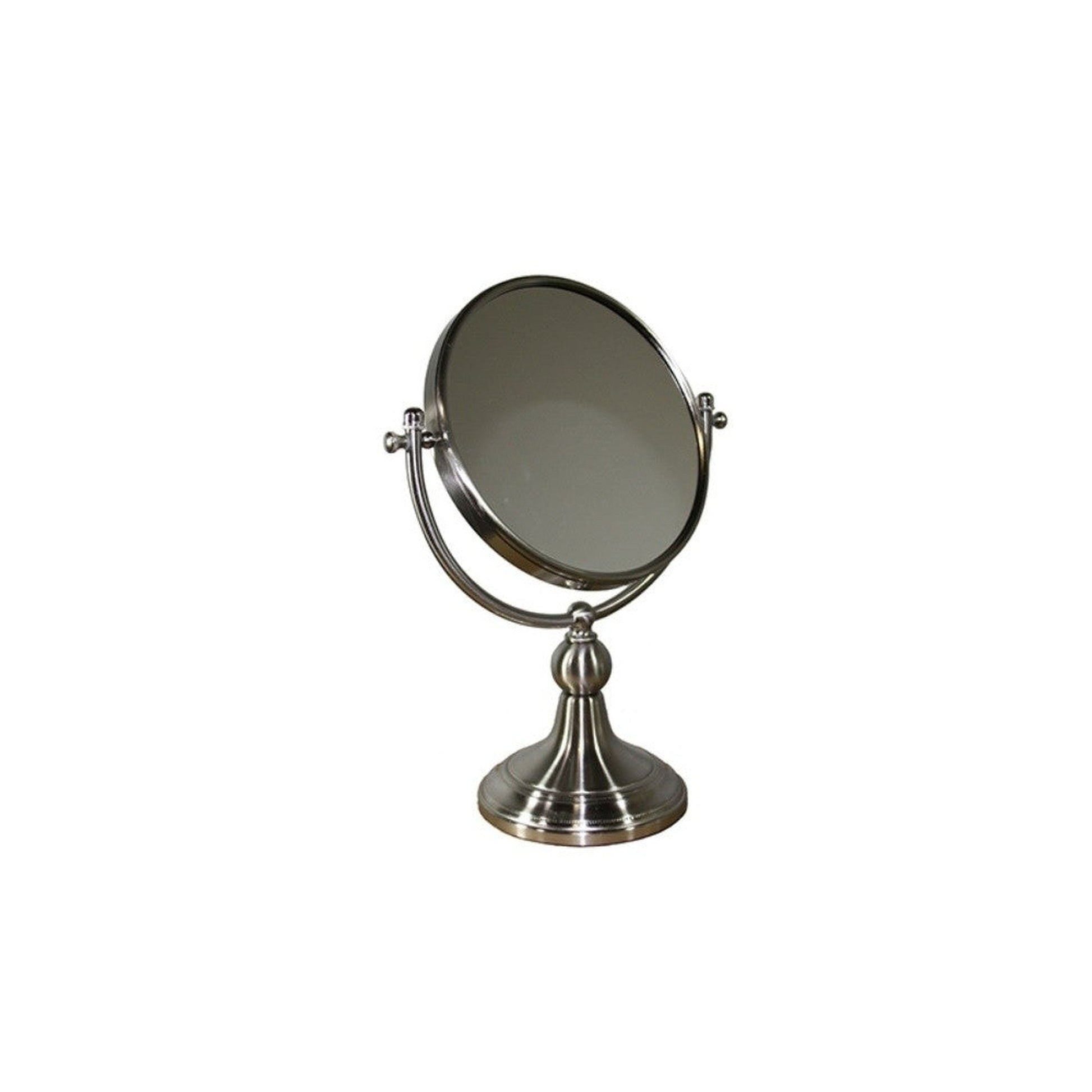HomeRoots Vintage Rotating Chrome 5X Magnification Vanity Mirror