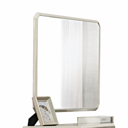 HomeRoots Wall Mirror With Vintage Beige Finish