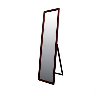 HomeRoots Walnut Finish Full Length Standing Mirror