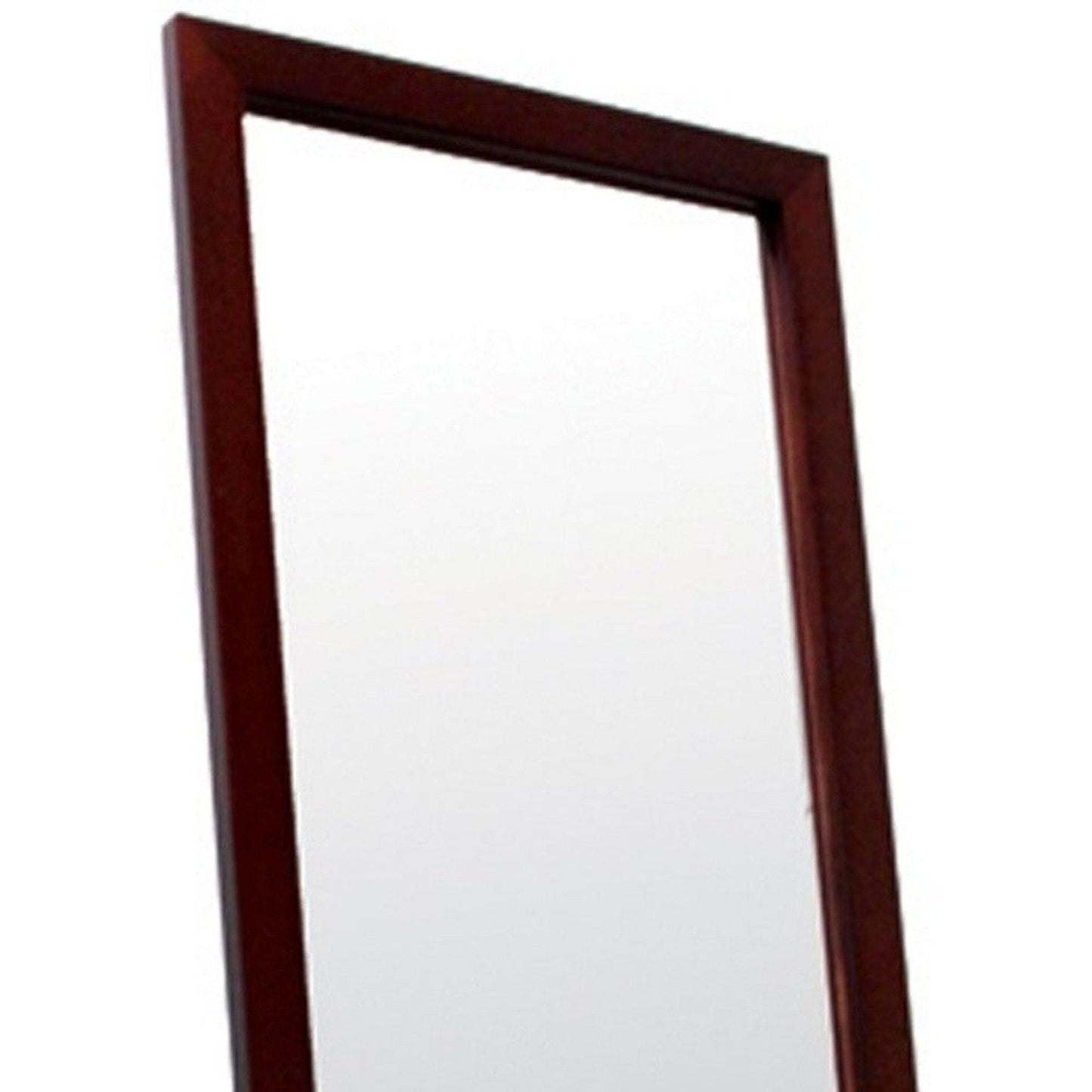 HomeRoots Walnut Finish Full Length Standing Mirror