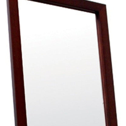 HomeRoots Walnut Finish Full Length Standing Mirror