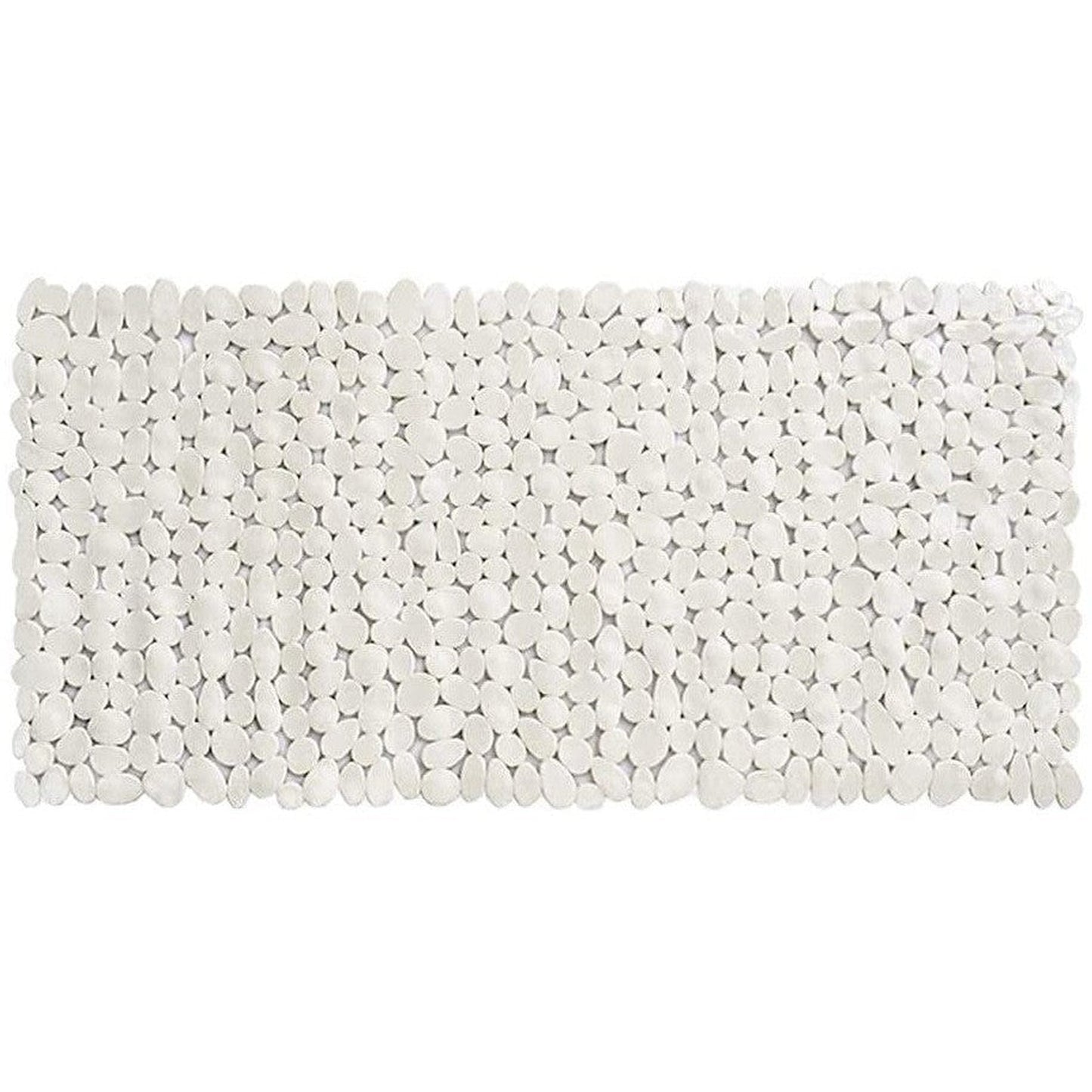 HomeRoots White Spa Pebbles Bathtub Mat