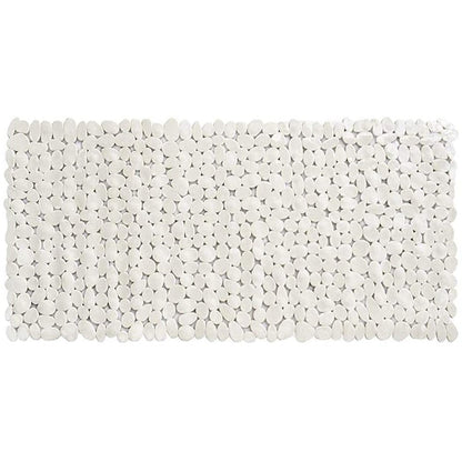 HomeRoots White Spa Pebbles Bathtub Mat