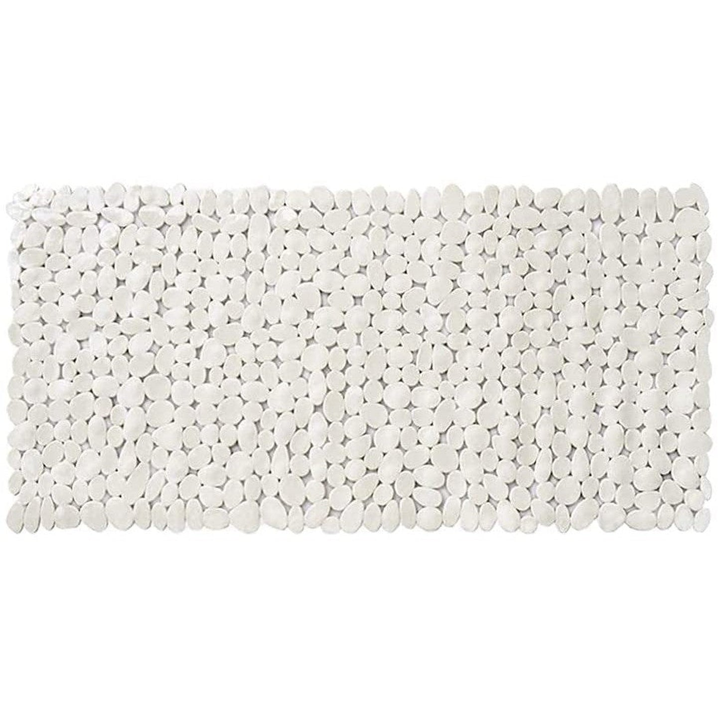 HomeRoots White Spa Pebbles Bathtub Mat