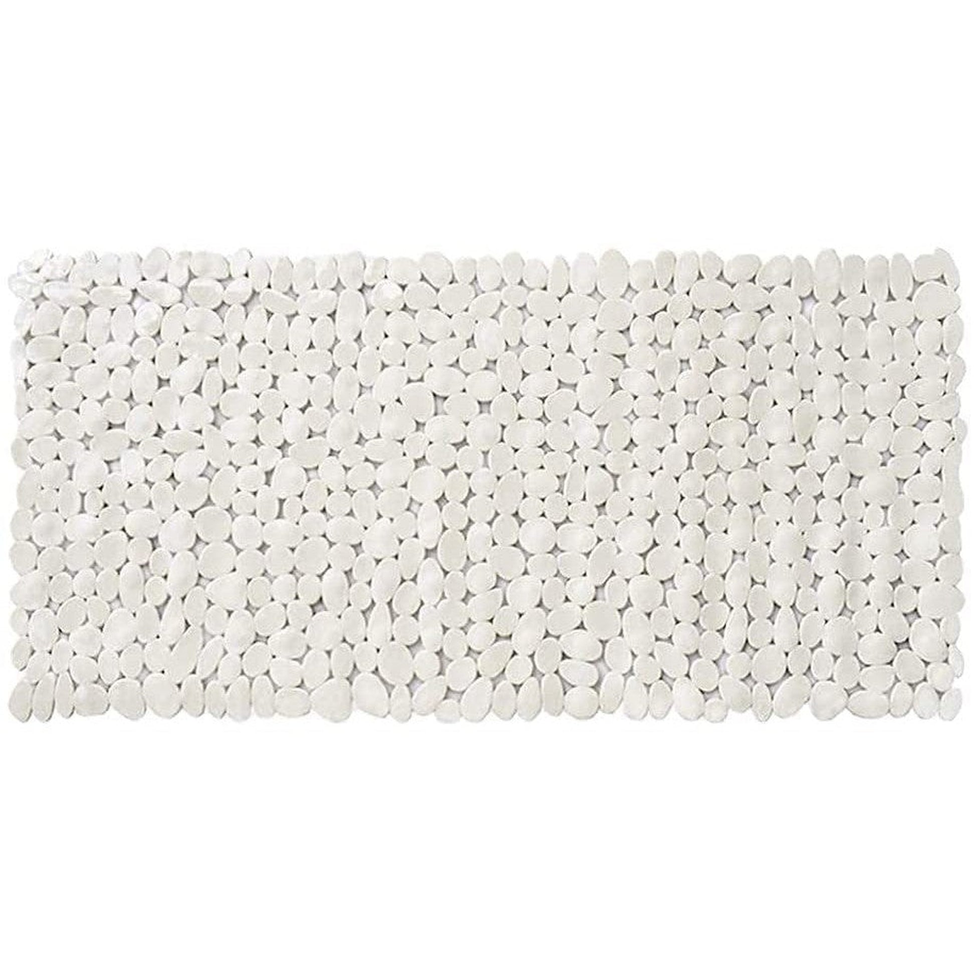 HomeRoots White Spa Pebbles Bathtub Mat