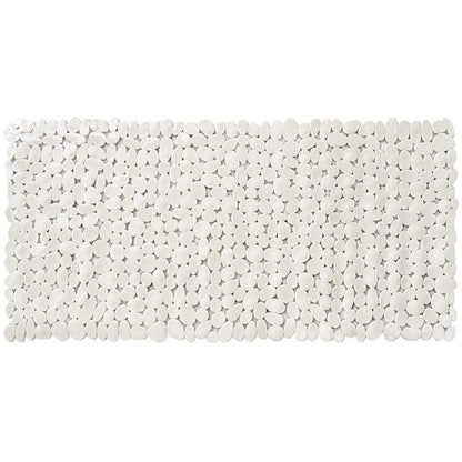 HomeRoots White Spa Pebbles Bathtub Mat