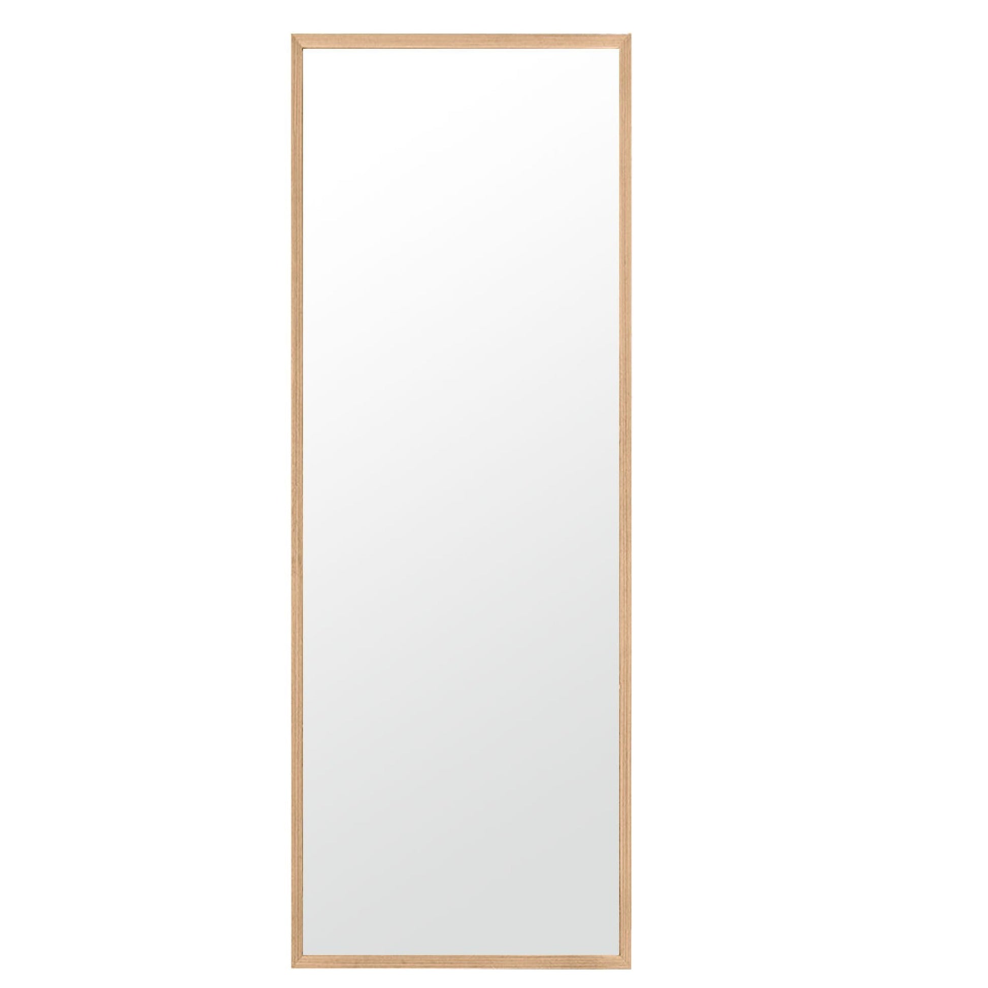 HomeRoots Wooden Full Length Mirror Floor Mirror with Stand