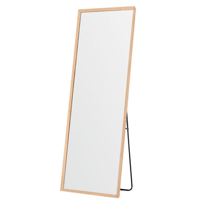 HomeRoots Wooden Full Length Mirror Floor Mirror with Stand