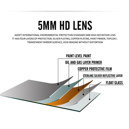 HomeRoots Wooden Full Length Mirror Floor Mirror with Stand