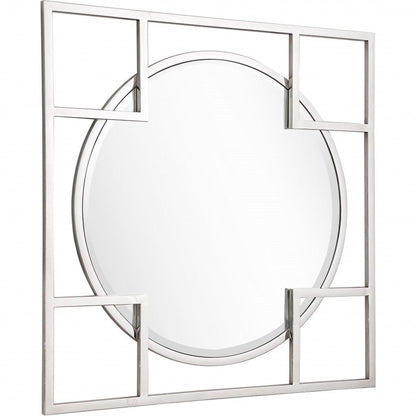 HomeRoots X Shaped Beveled Edge Mirror