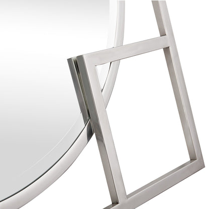 HomeRoots X Shaped Beveled Edge Mirror