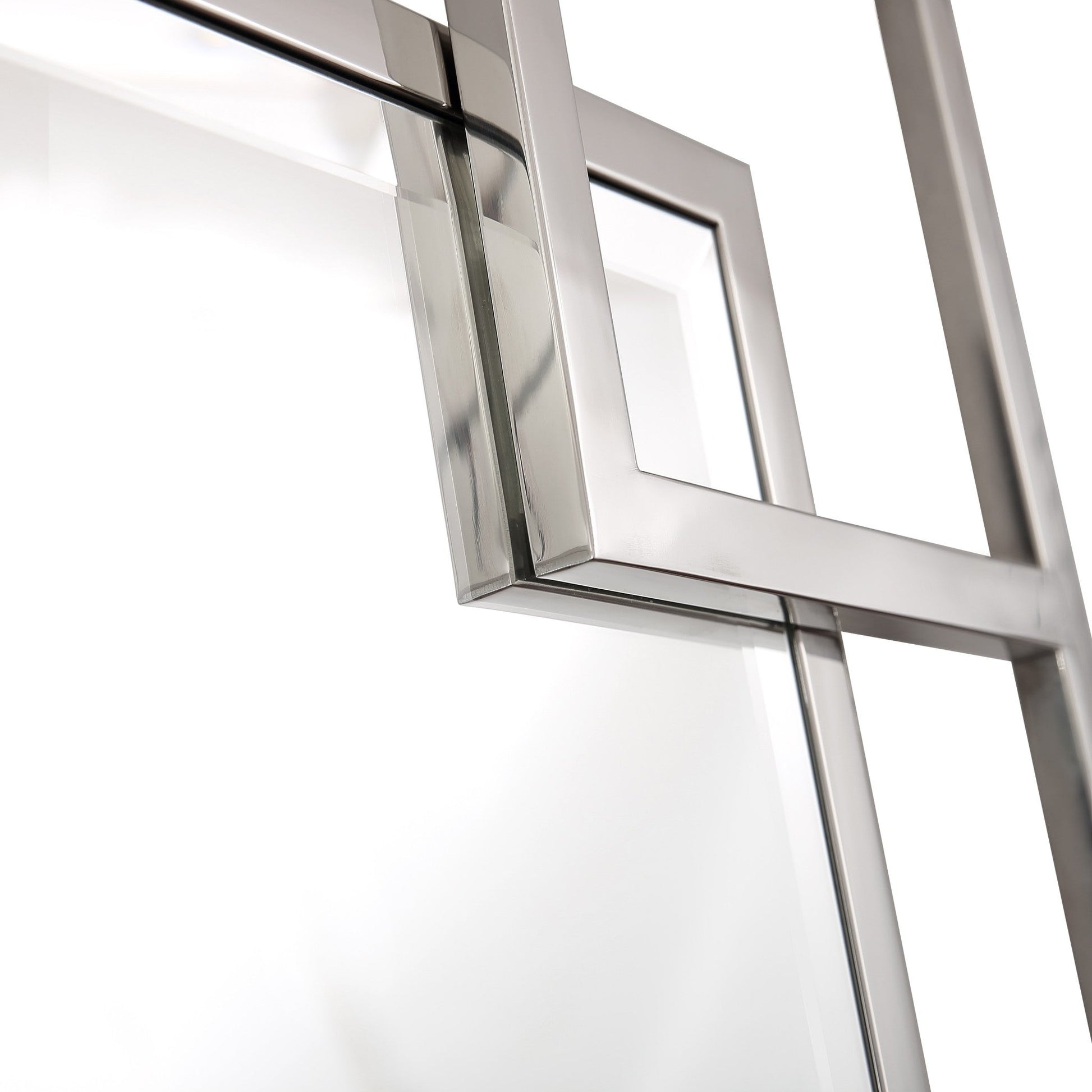 HomeRoots X Shaped Rectangular Mirror