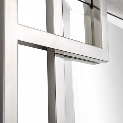 HomeRoots X Shaped Rectangular Mirror