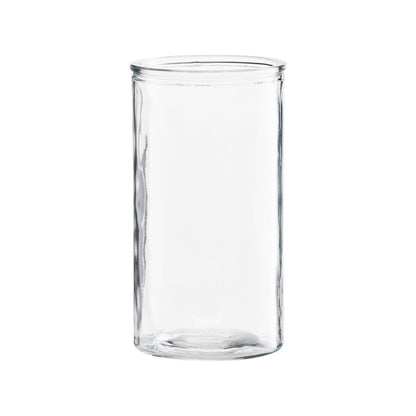 House Doctor 24 cm MK Cylinder Meraki Vase in Clear Glass Finish