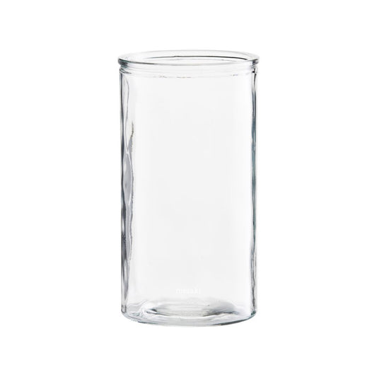 House Doctor 24 cm MK Cylinder Meraki Vase in Clear Glass Finish