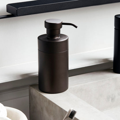 House Doctor Bush Soap Dispenser in Brown Finish