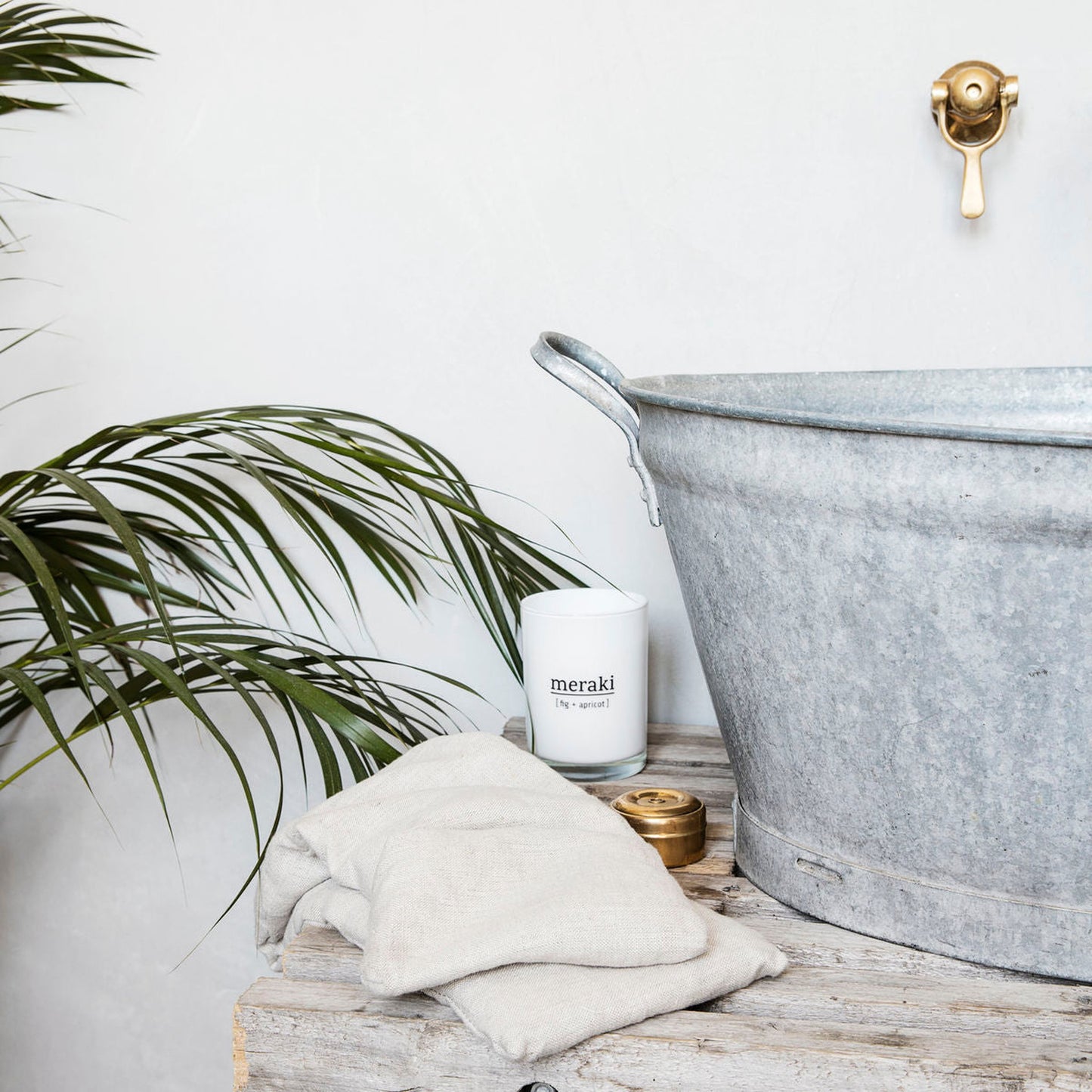 House Doctor Meraki Therapy Pillow in Beige Finish