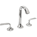Huntington Brass Joy Wide Spread 8" PVD Satin Brass Vanity Faucet by Chemcore Industries