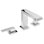 Huntington Brass Razo Wide Spread 8" PVD Satin Brass Vanity Faucet by Chemcore Industries