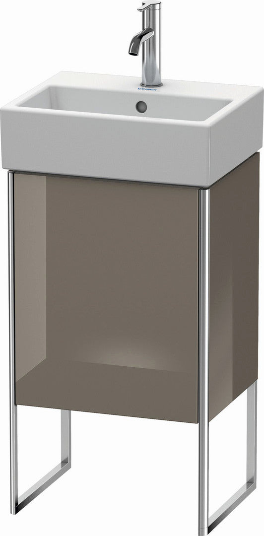 Duravit XSquare 17" Flannel Gray One Door Floorstanding Vanity Unit (XS4470L8989)