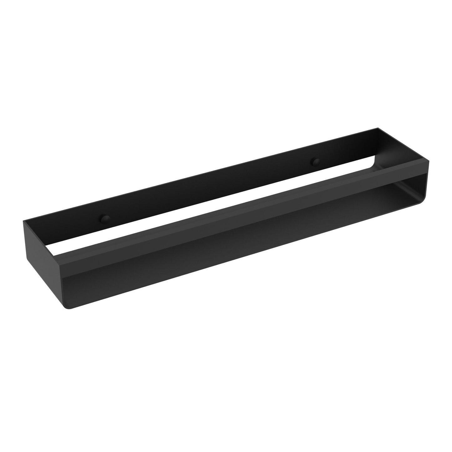 ICO Bath Volkano 20″ Matte Black Stainless Steel Shelf Model-02