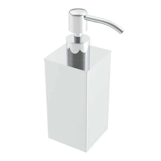 ICO Bath Volkano Square 2″ Chrome 220mL Freestanding Soap Dispenser