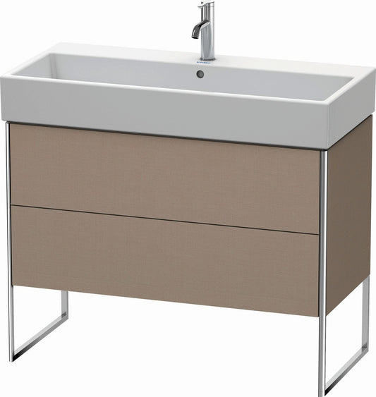 Duravit XSquare 39" Linen Two Drawer Floorstanding Vanity Unit (XS447607575)