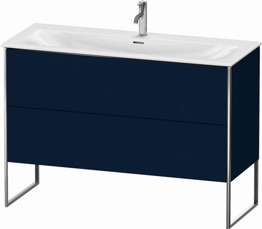 Duravit XSquare 48" Midnight Blue Two Drawer Floorstanding Vanity Unit (XS452609898)