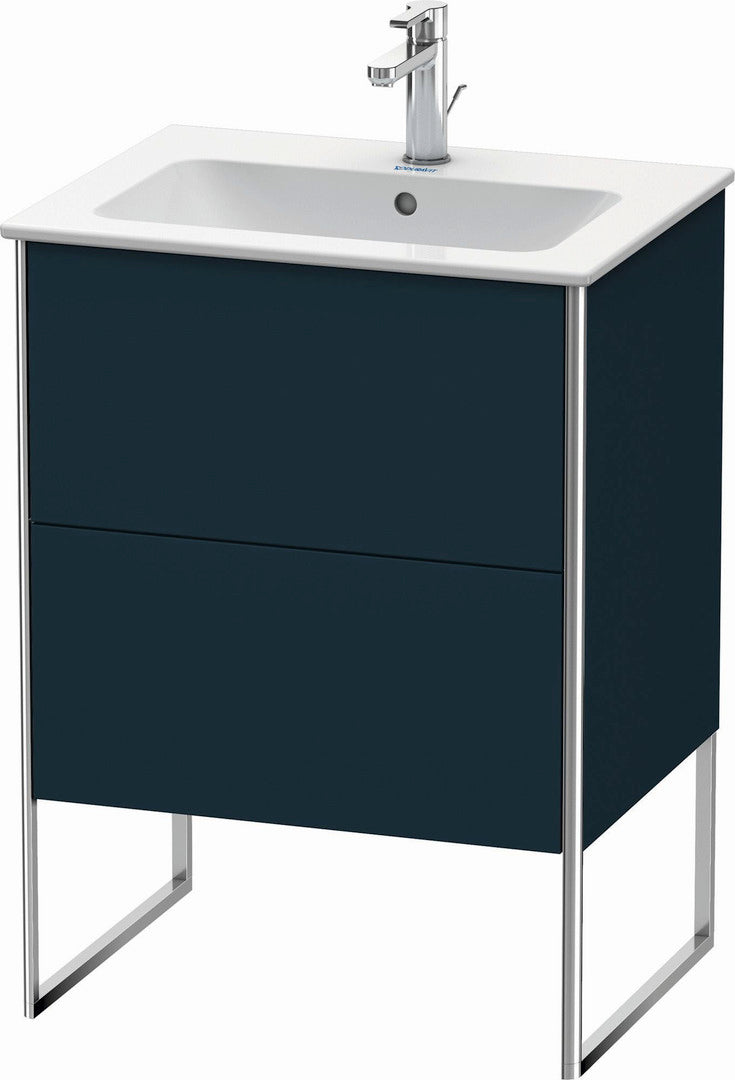 Duravit XSquare 24" Midnight Blue Two Drawer Floorstanding Vanity Unit (XS444509898)