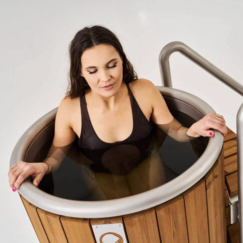 Icetubs IceBarrel Thermowood and Fiberglass Cold Plunge Immersion Tub