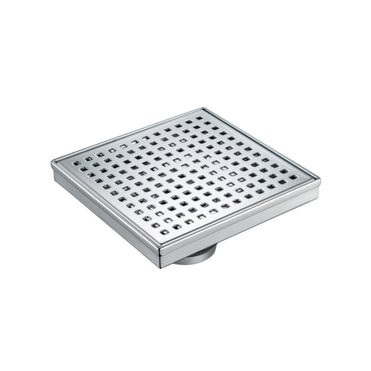 Isenberg 6" Stainless Steel Decorative Floor Drain in Chrome Finish