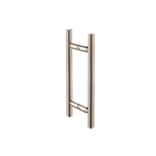 Isenberg 8" Back-To-Back Shower Door Pull Handle in Polished Nickel Finish