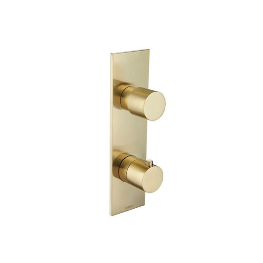 Isenberg Serie 100 Trim for Thermostatic Valve in Satin Brass (100.4000VTSB)