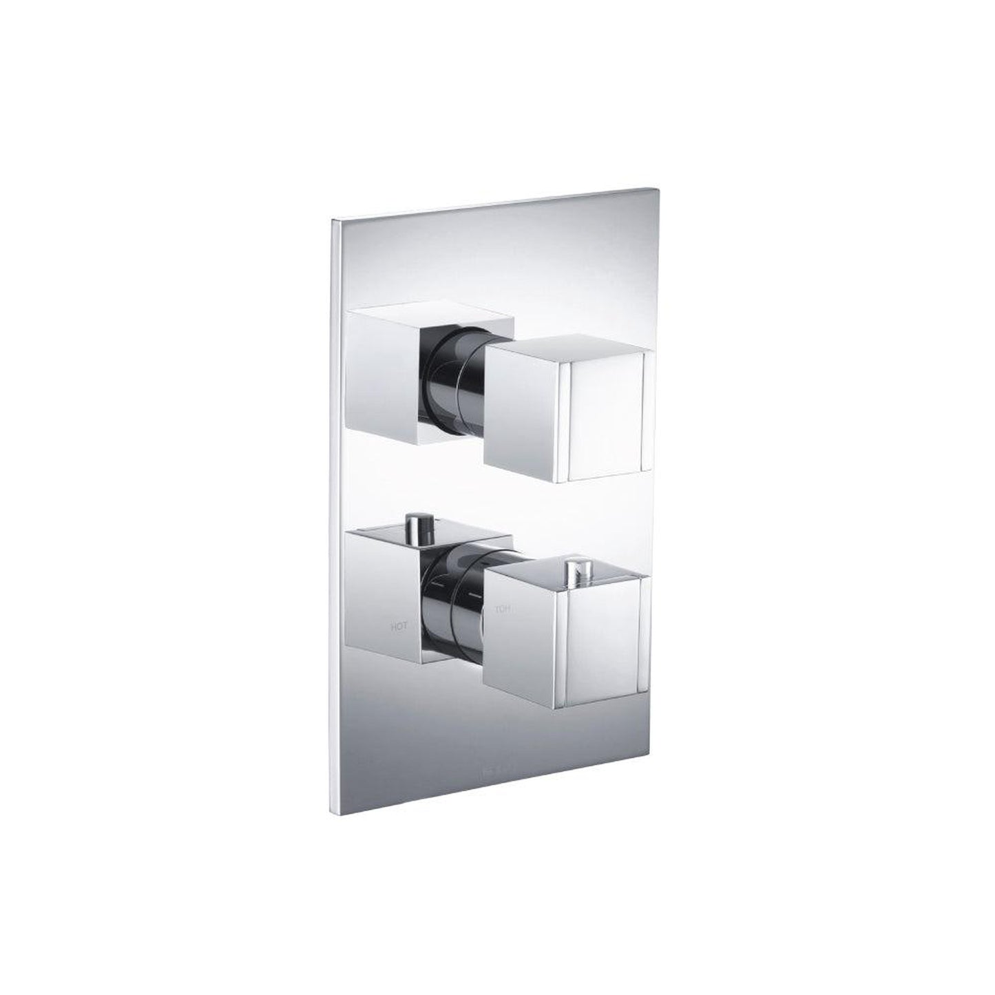Isenberg Serie 150 3/4" Two Output Thermostatic Valve and Trim With 2-Way Diverter in Chrome
