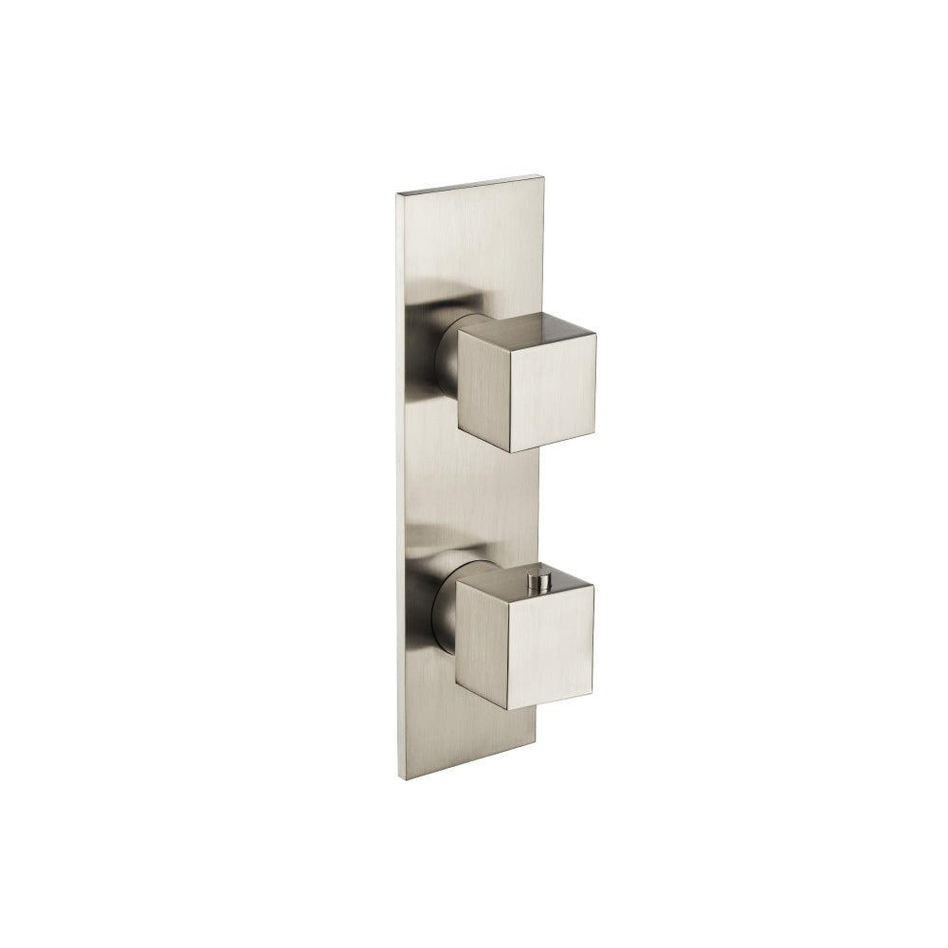 Isenberg Serie 160 3/4" Single Output Horizontal Thermostatic Shower Valve and Trim in Brushed Nickel (160.2720BN)