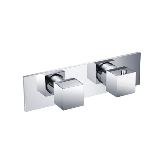 Isenberg Serie 160 3/4" Three Output Horizontal Thermostatic Shower Valve and Trim in Chrome