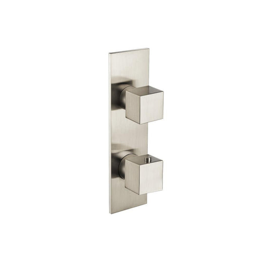 Isenberg Serie 160 3/4" Three Output Thermostatic Shower Valve and Trim in Brushed Nickel