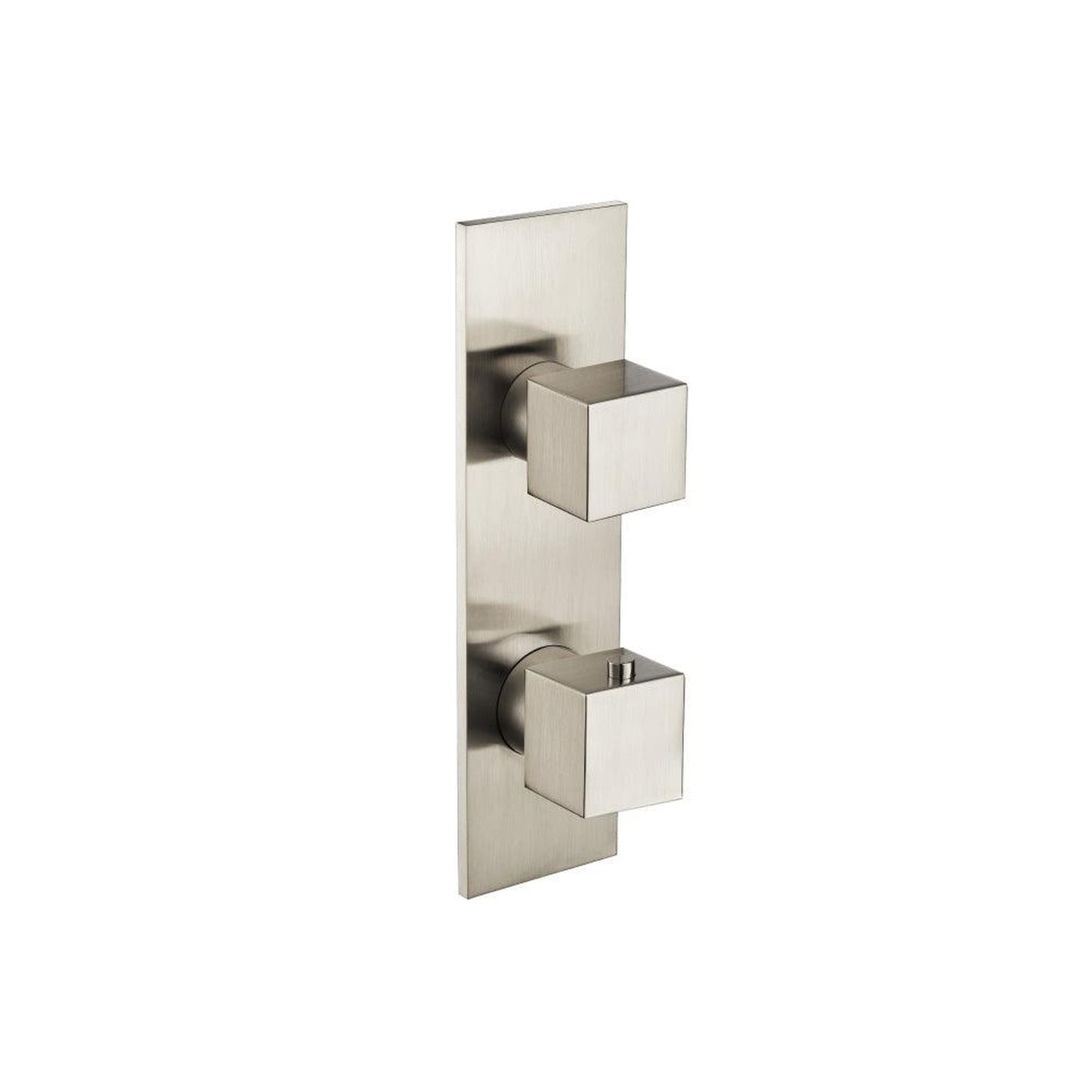 Isenberg Serie 160 3/4" Two Output Thermostatic Shower Valve and Trim in Brushed Nickel