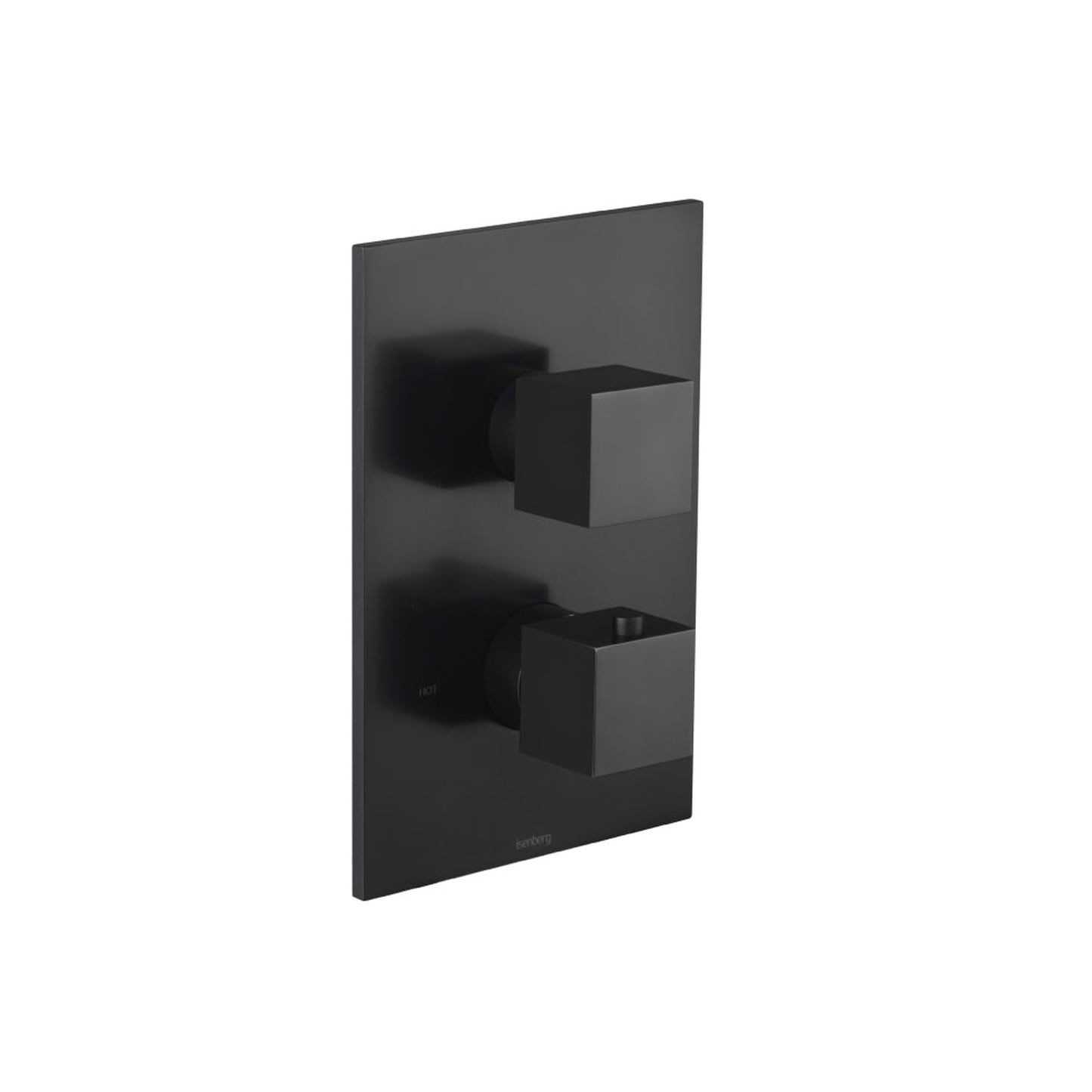 Isenberg Serie 160 3/4" Two Output Thermostatic Valve and Trim With 2-Way Diverter in Matte Black