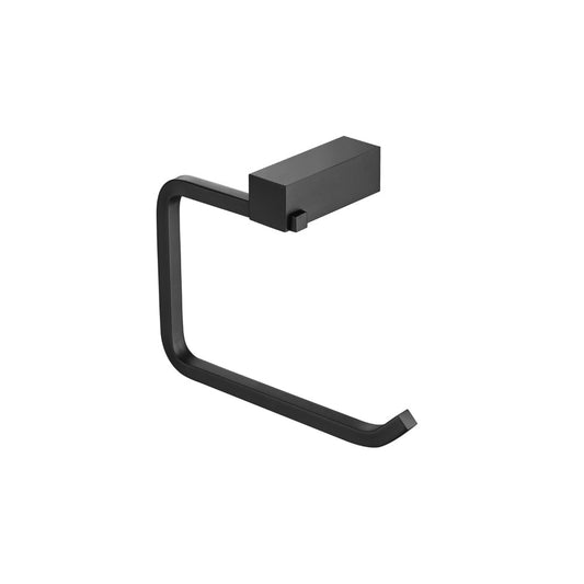 Isenberg Serie 160 Brass Toilet Paper Holder in Matte Black