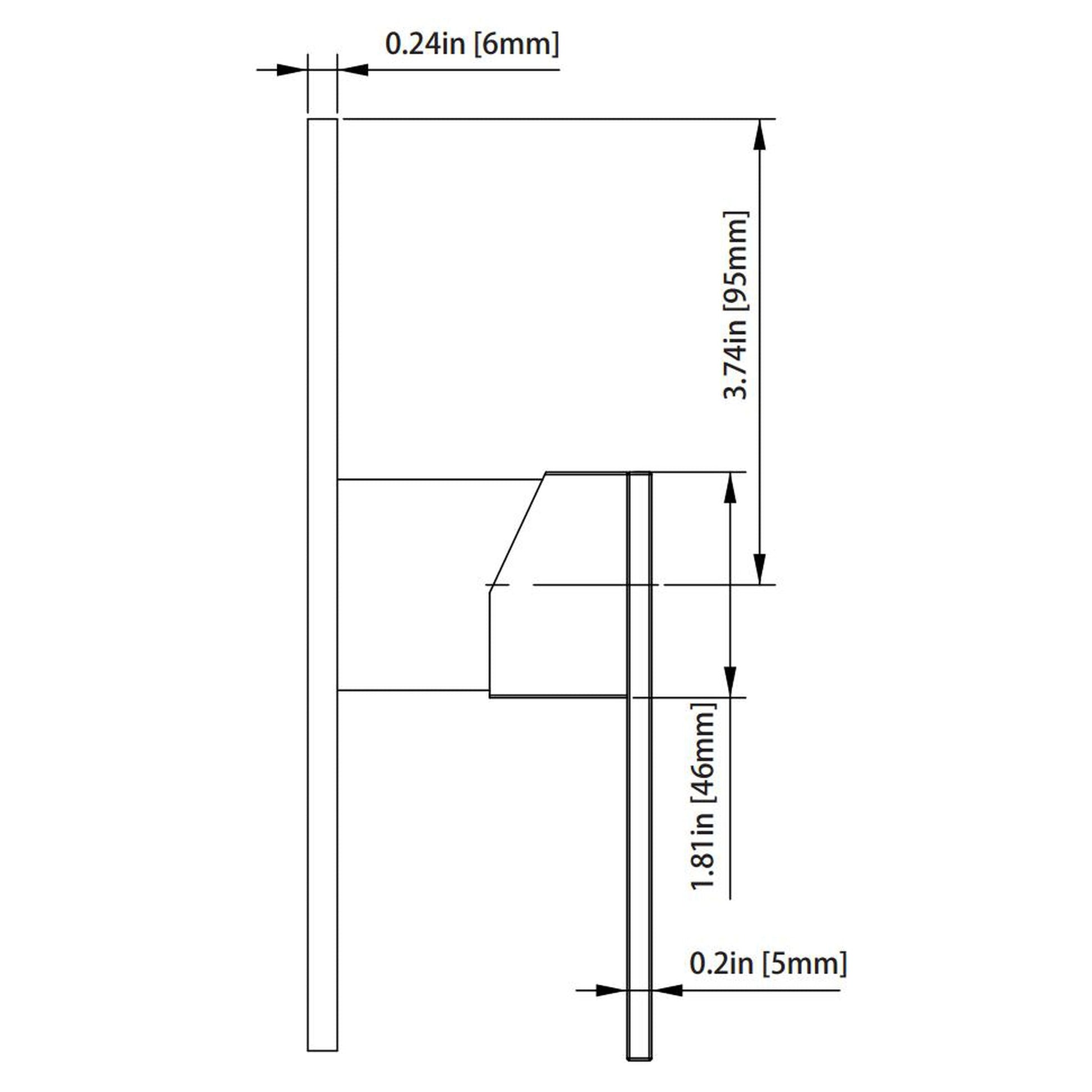 Isenberg Serie 160 Single Output Brushed Nickel PVD Wall-Mounted Shower Set With 3-Function ABS Shower Head, Single Handle Shower Trim and 1-Output Single Control Pressure Balance Valve