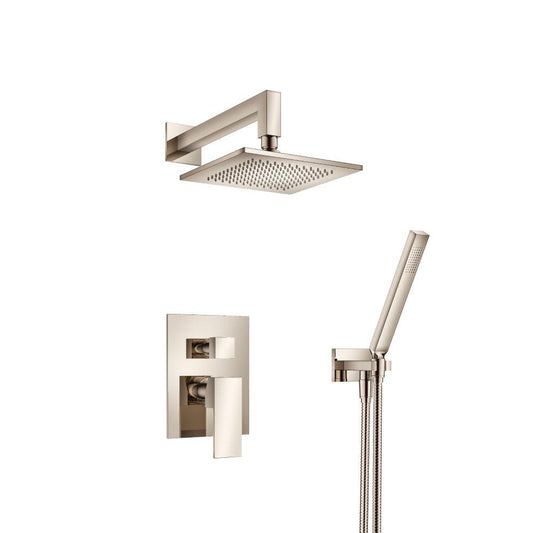 Isenberg Serie 160 Two Output Shower Set With Shower Head and Hand Held in Polished Nickel (160.3300PN)