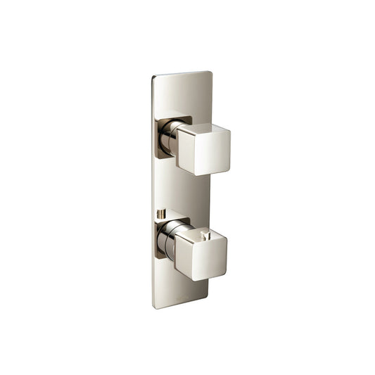 Isenberg Serie 196 3/4" Two Output Thermostatic Shower Valve and Trim in Polished Nickel