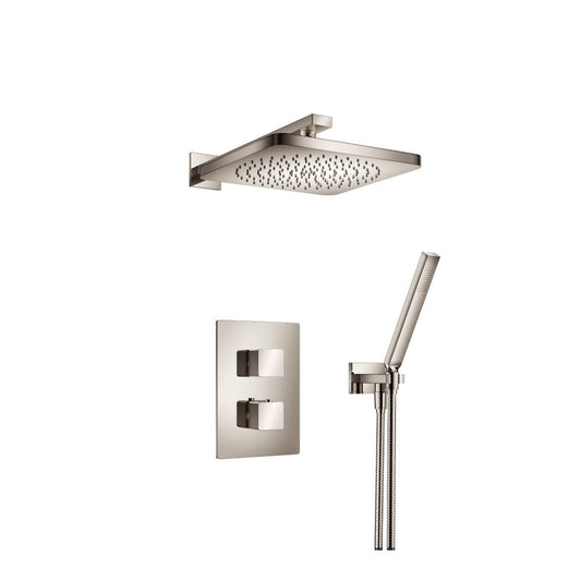 Isenberg Serie 196 Two Output Shower Set With Shower Head and Hand Held in Polished Nickel (196.7050PN)