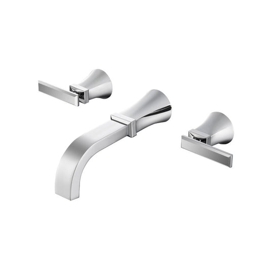 Isenberg Serie 230 Chrome Two Handle Wall Mounted Tub Filler