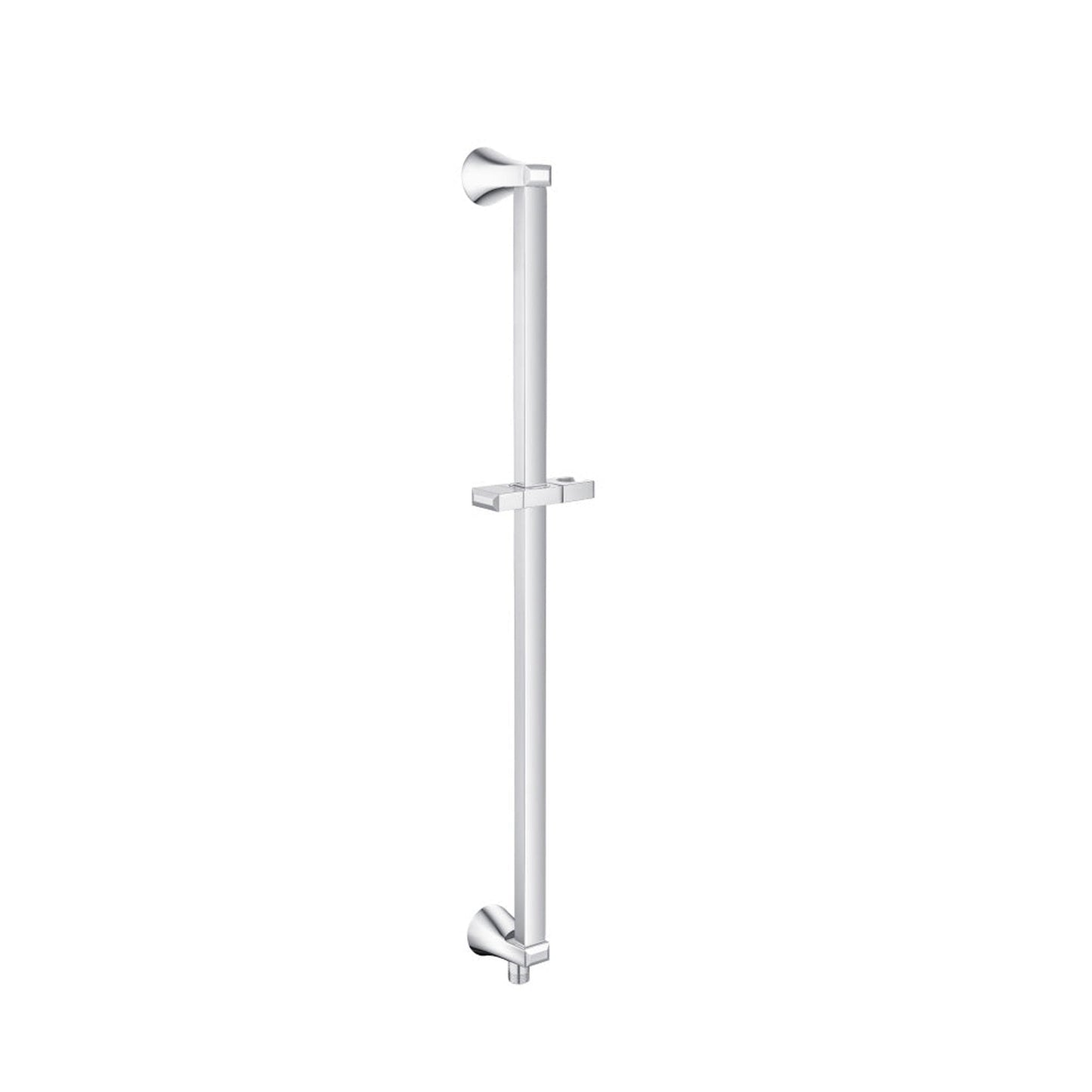 Isenberg Serie 230 Shower Slide Bar With Integrated Wall Elbow in Chrome