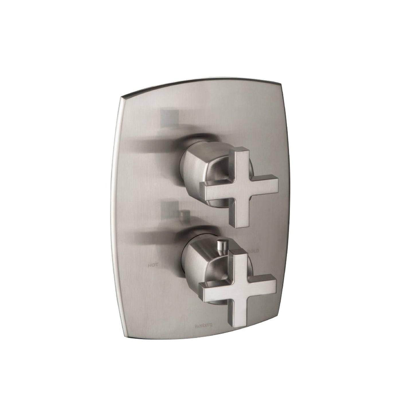 Isenberg Serie 240 3/4" Single Output Thermostatic Shower Valve and Trim in Brushed Nickel