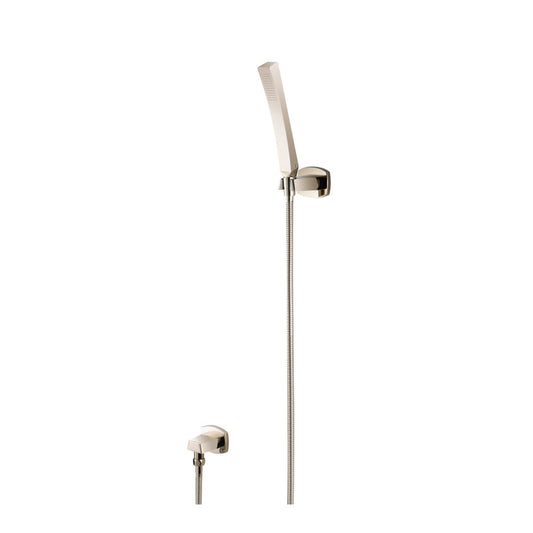 Isenberg Serie 240 Hand Shower Set With Wall Elbow, Holder and Hose in Polished Nickel
