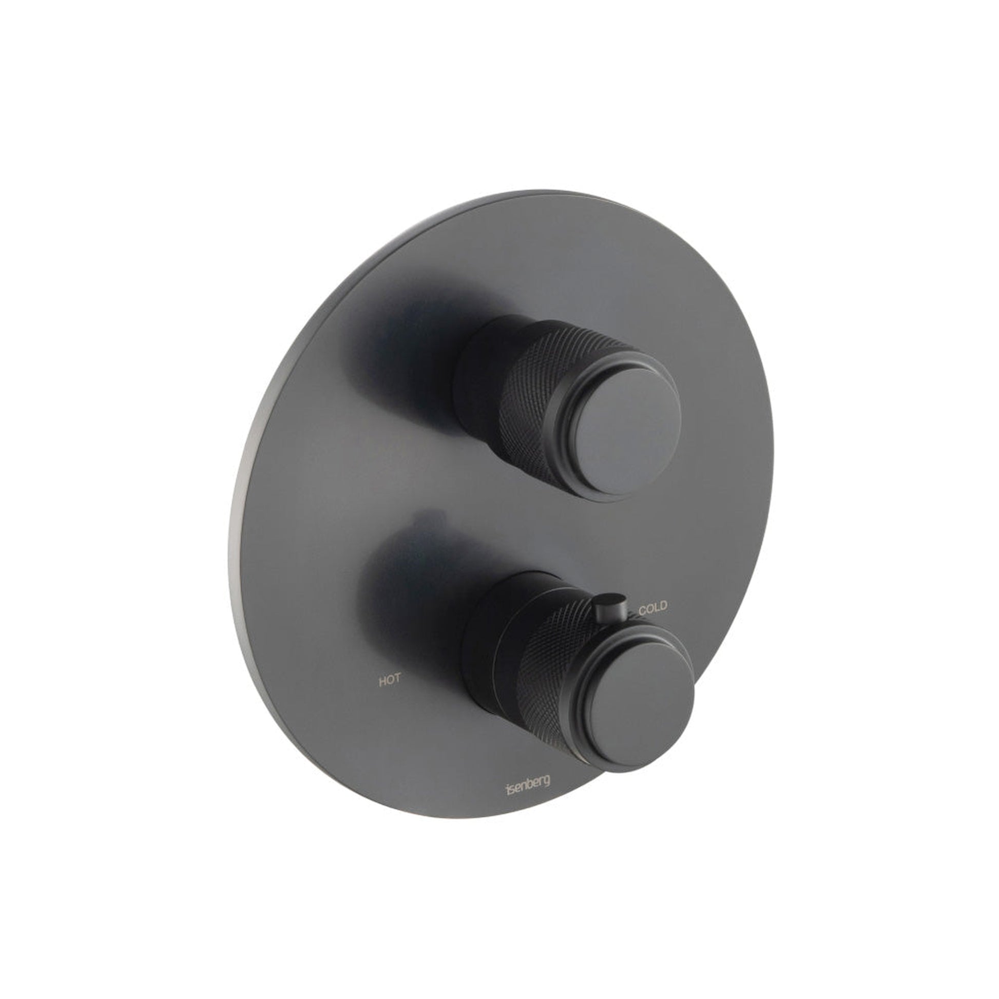 Isenberg Serie 250 3/4" Single Output Thermostatic Shower Valve and Trim in Matte Black